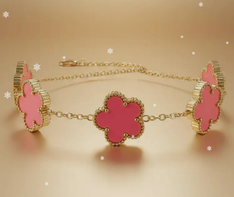 Bracelets - 5 trèfles (couleur au choix)