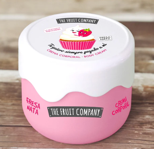 Crème corporelle - Fraises et crème
