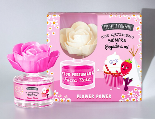 Fleur parfumée - Fraise et crème