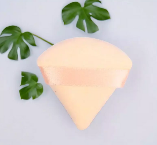 Éponge de maquillage - Houppette triangulaire