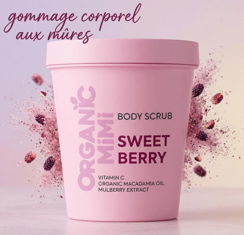 Gommage corporel - Mûres