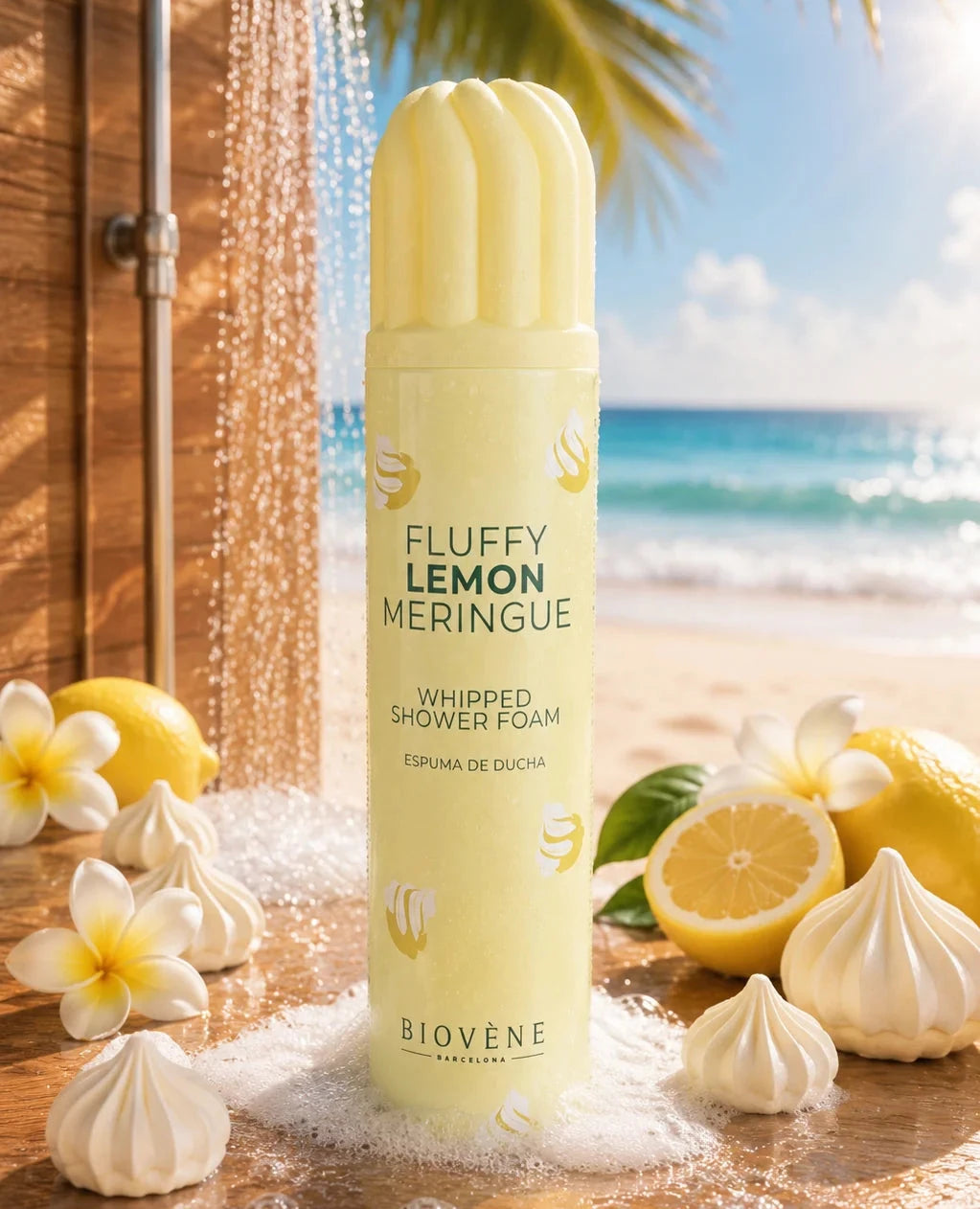 Mousse chantilly de douche - Citron meringuée