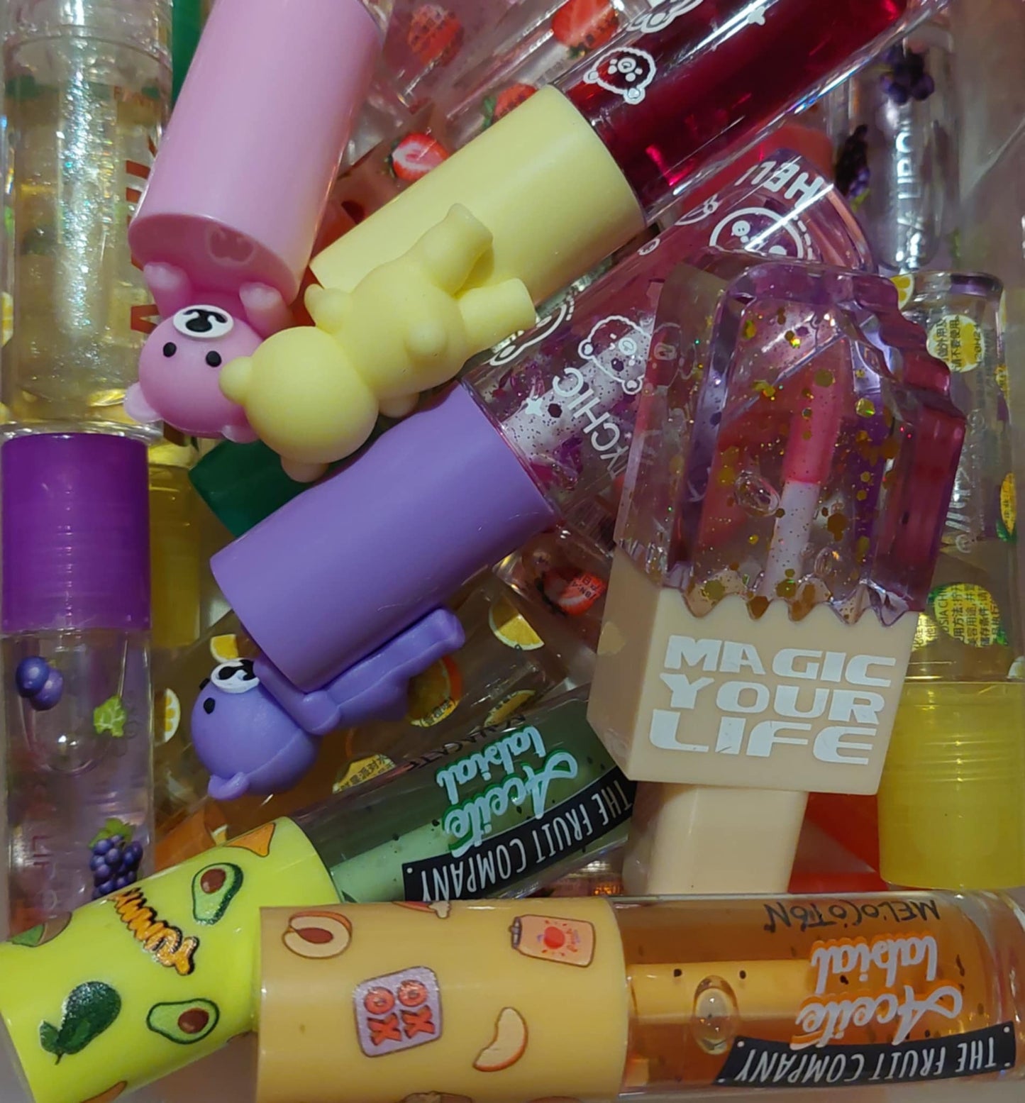 Pochette mystérieuse - 5 Lip Gloss hydratantes