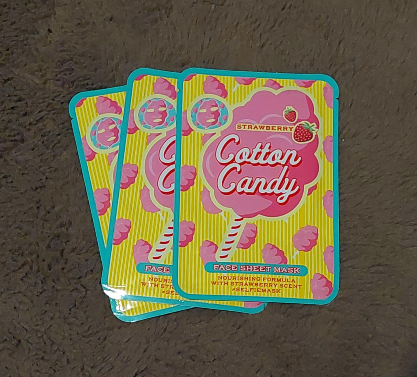 Masque visage - Fraise