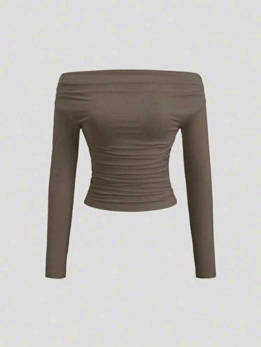 Top Emilie - Brun