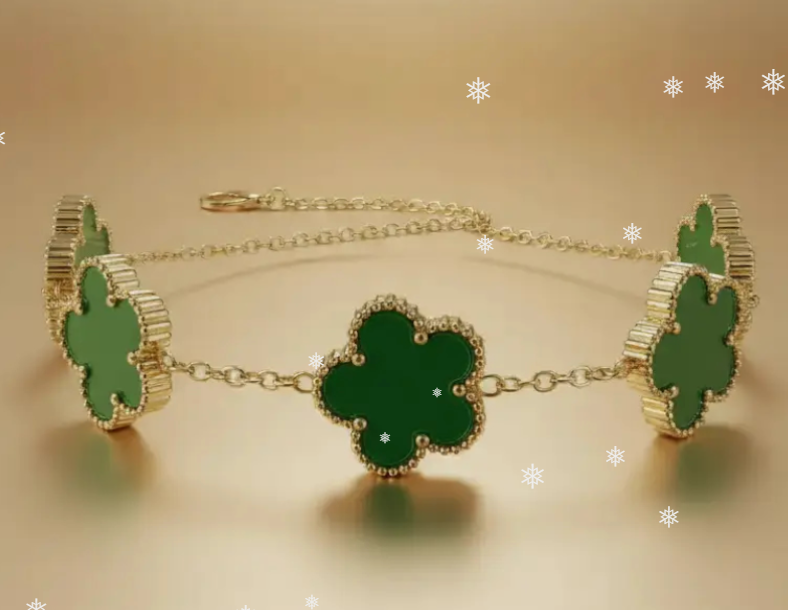 Bracelets - 5 trèfles (couleur au choix)