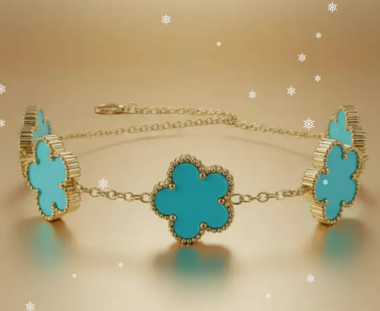 Bracelets - 5 trèfles (couleur au choix)
