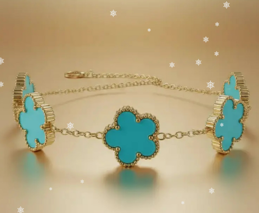 Bracelets - 5 trèfles (couleur au choix)