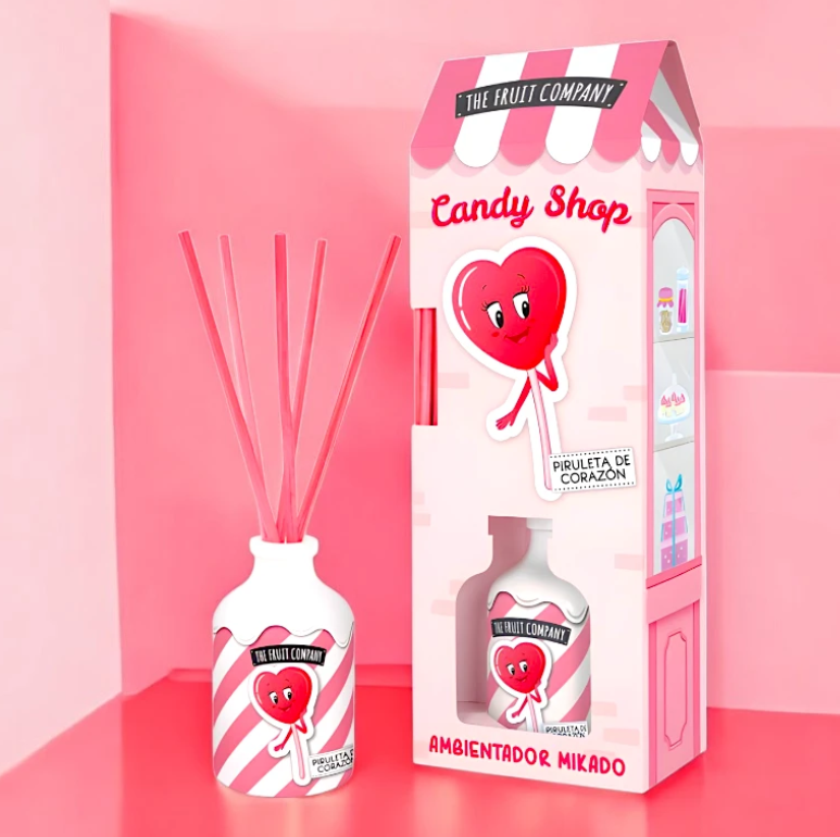 Mikado Parfumé – Sucette Cœur