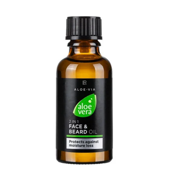 Huile 2en1 pour le visage et la barbe