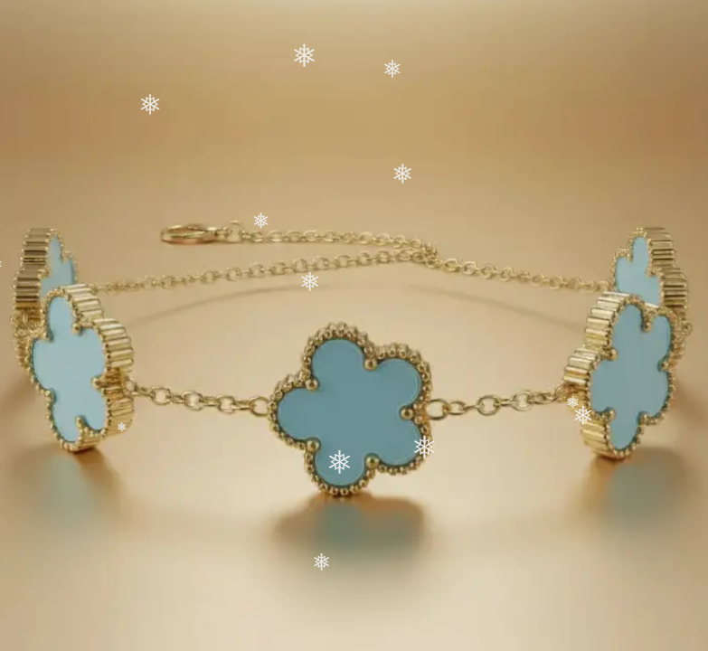 Bracelets - 5 trèfles (couleur au choix)