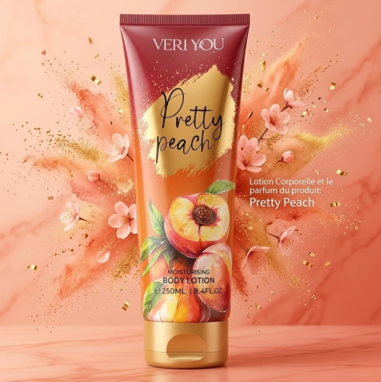 Lotion corporelle parfumée - Pretty peach