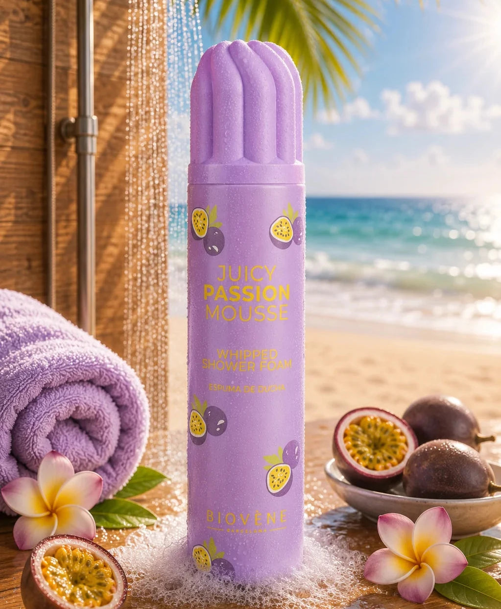 Mousse chantilly de douche - Fruit de la passion