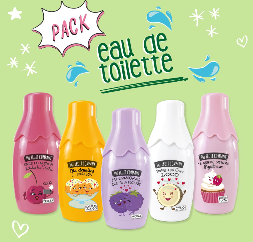 Pack eau de cologne - 5 parfum