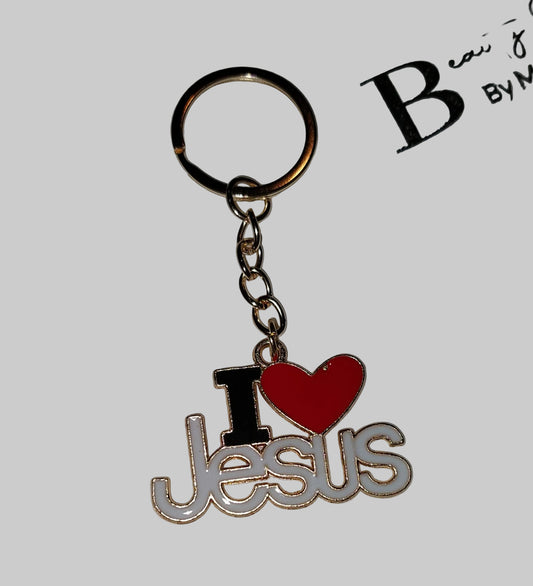 Porte-clés - I Love Jesus