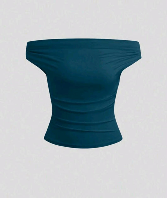 Top Caroline - Bleu
